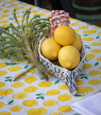 Citrus Tablecloth Round