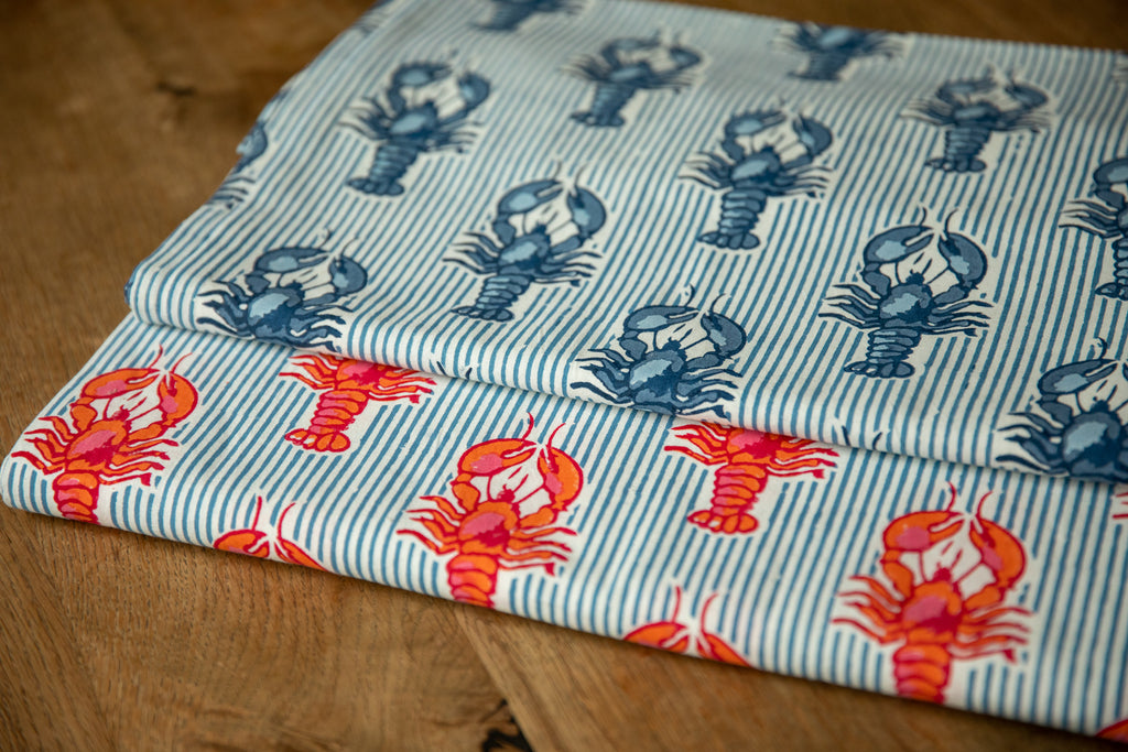 Lobster Stripe Table Cloth