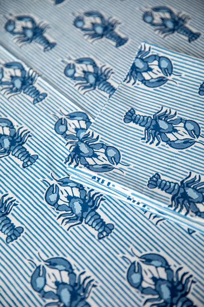 Lobster Stripe Table Cloth