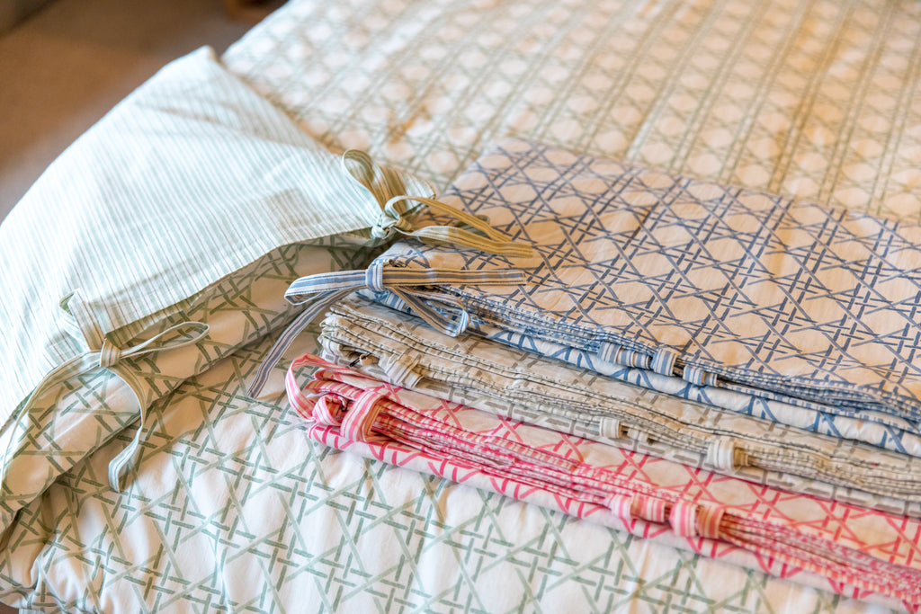 Rattan Trellis Duvet Cover