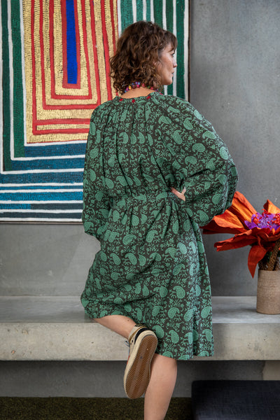 Paisley Leaf Dress - SALE