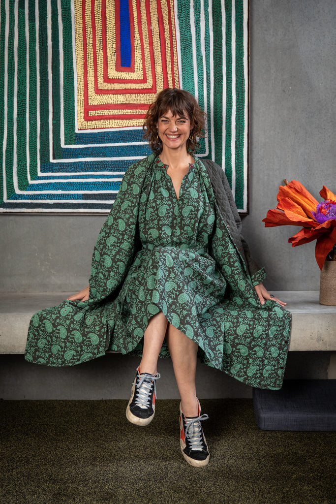 Paisley Leaf Dress - SALE