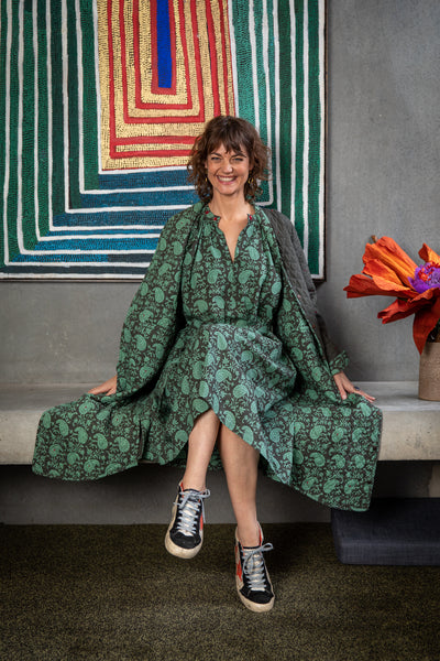 Paisley Leaf Dress - SALE