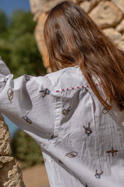 Knots Oversized Shirt - SALE