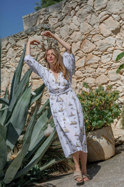 Boats and Knots Dress - SALE