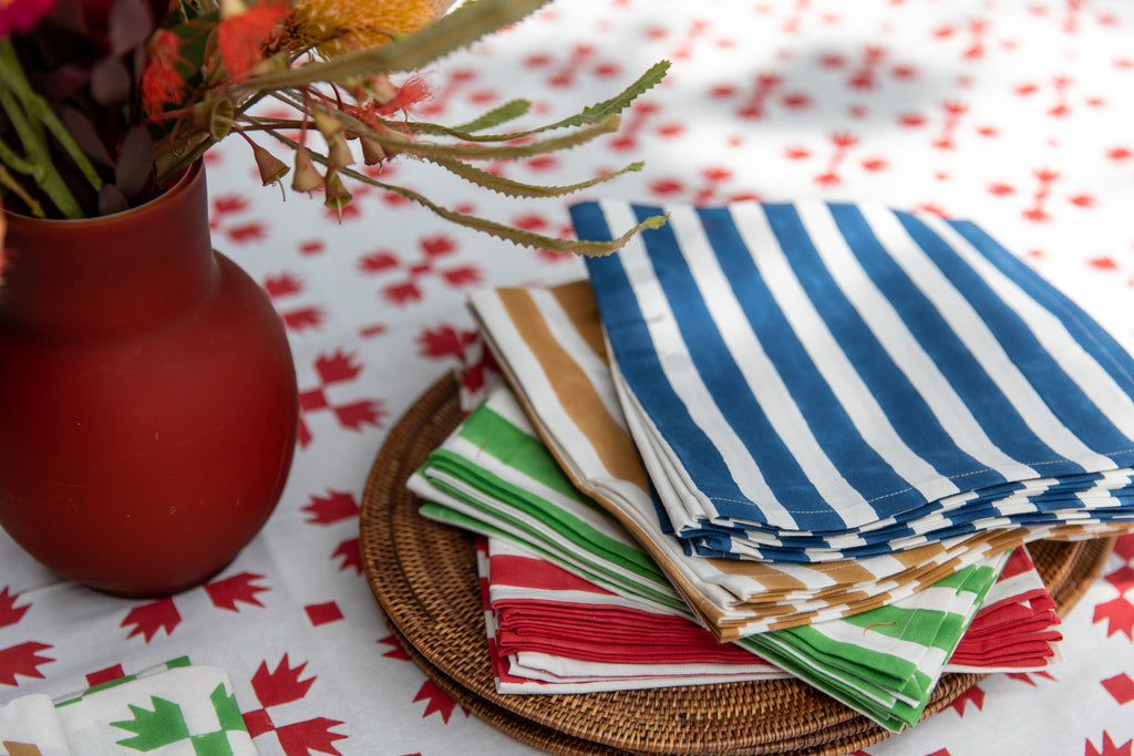 Bold Stripe Napkin Set