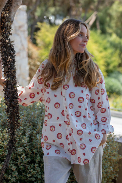 Seaweed Bud Oversized Shirt - SALE