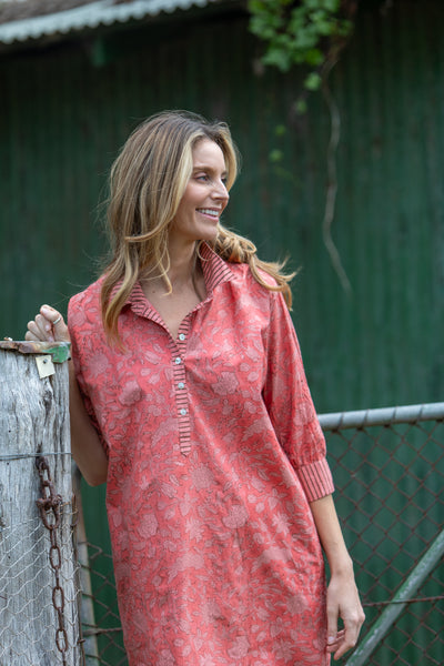 Bella Floral Shirtdress