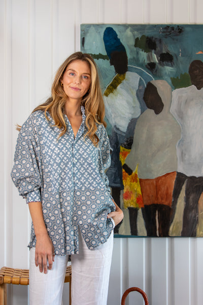 Window Pane Shirtdress