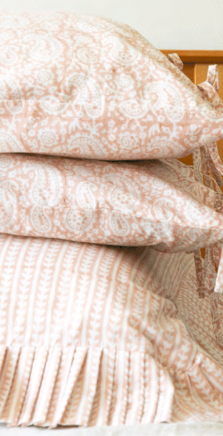 Paisley Vines Pillow Slips - SALE