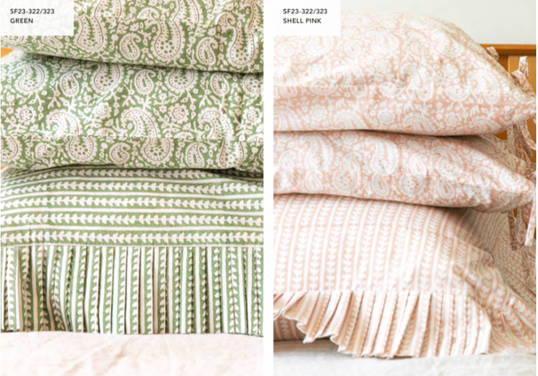 Paisley Vines Pillow Slips - SALE