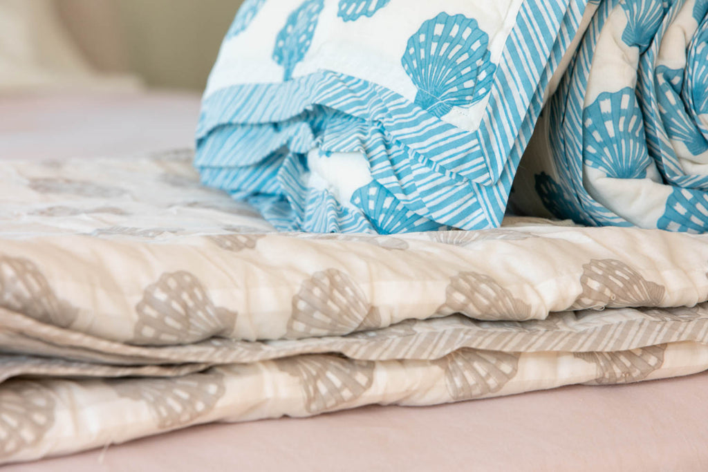 Fan Shell Pillow Case Set- SALE - Standard