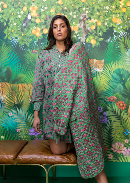 Art Deco Quilt Coat - SALE