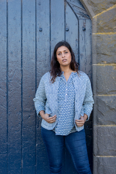 Petal Stars Quilt Jacket - SALE