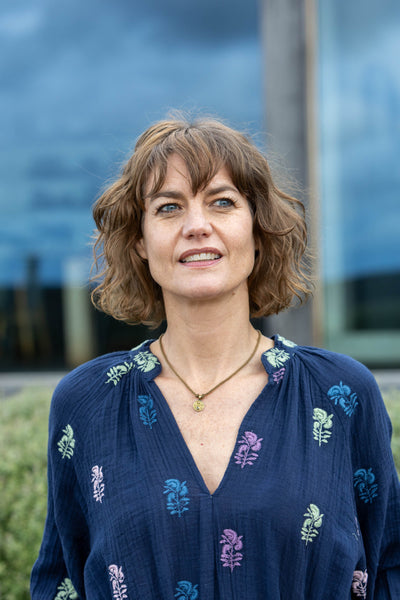 Flower Paisley Emb Top