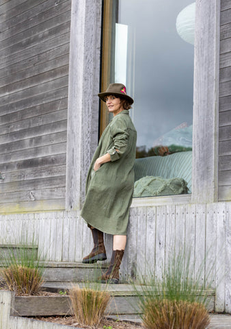 Cord Garden Shirtdress - Midi