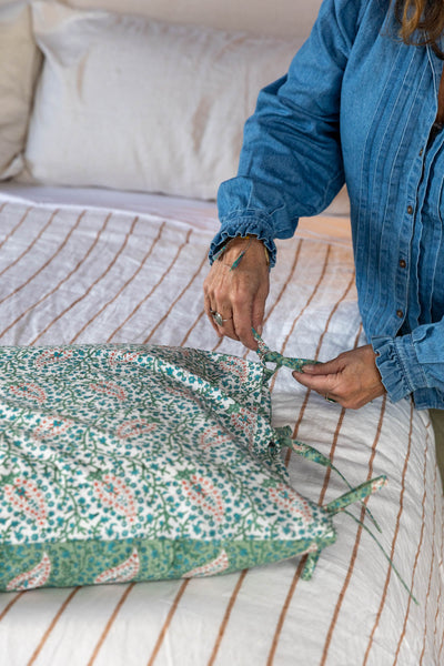 Flower Paisley Pillow Slip Pair