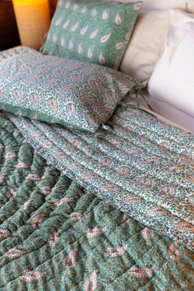 Flower Paisley Pillow Slip Pair