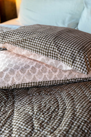 Spot Clover Buti Pillow Slip Pair