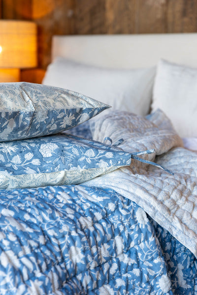 Floral Vine Pillow Slip Pair