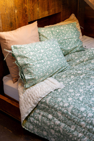 Floral Vine Pillow Slip Pair