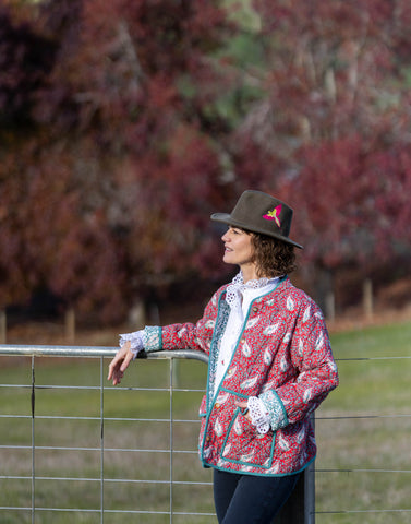 Flower Paisley Quilt Jacket