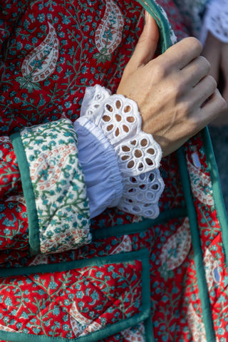 Flower Paisley Quilt Jacket - SAMPLE SALE