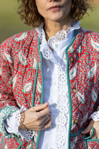 Flower Paisley Quilt Jacket - SAMPLE SALE