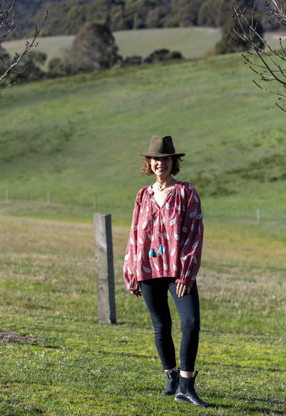 Flower Paisley Top - SAMPLE SALE