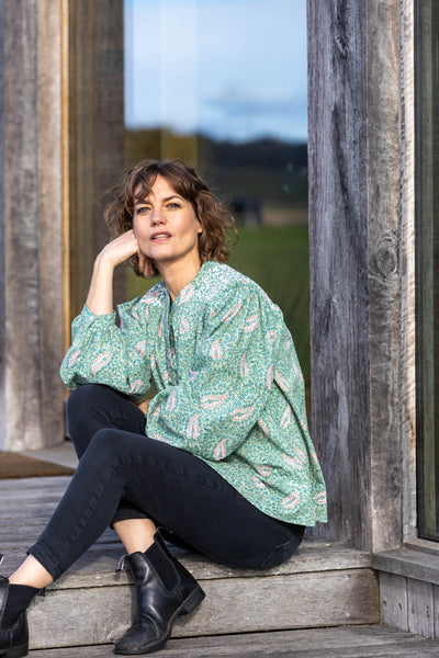 Flower Paisley Top