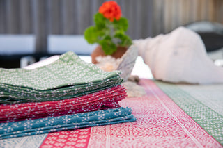 Floral Tile Napkin Set-SALE