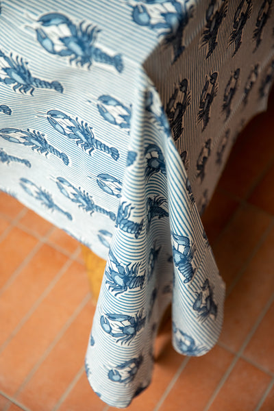 Lobster Stripe Table Cloth