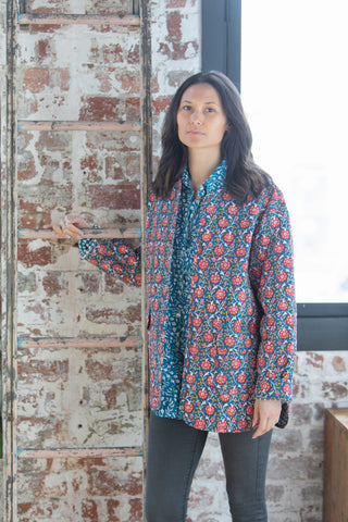 Patched Floral Quilt Jacket - SALE