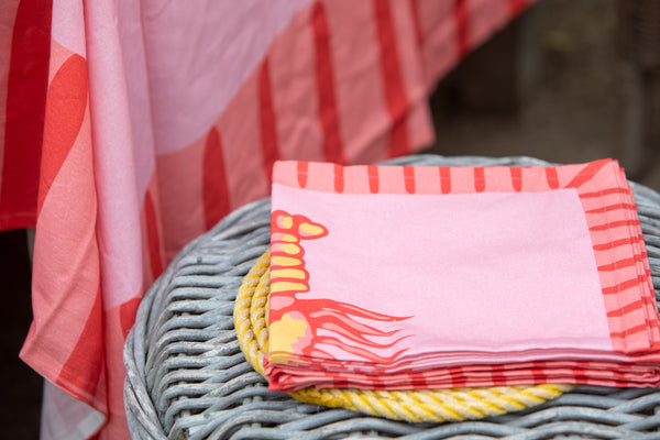 Big Lobster Catch Napkin Set