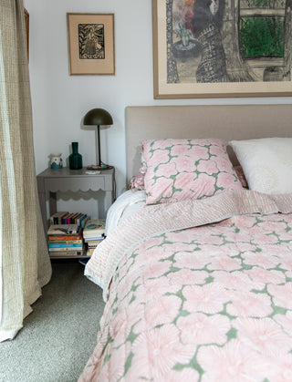 Stripe Hibiscus Quilt - QUILT SALE