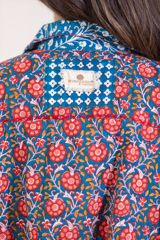 Patched Floral Shirt - SALE