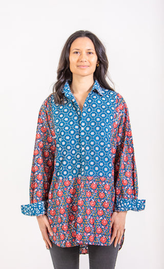 Patched Floral Shirt - SALE