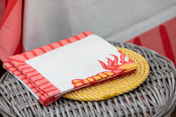 Big Lobster Catch Napkin Set
