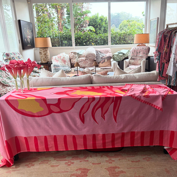 Big Lobster Catch Tablecloths