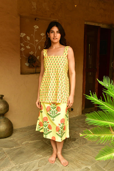 Marigold Strappy Top