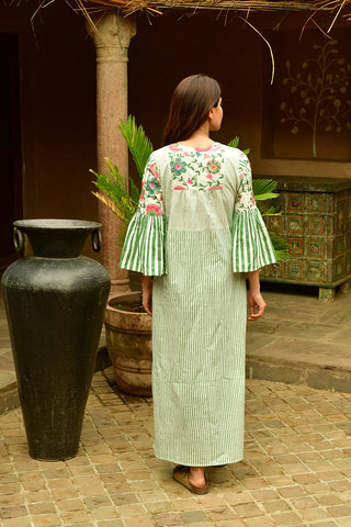 Suzani Stripe Cocktails Maxi - SALE
