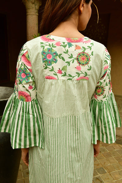 Suzani Stripe Cocktails Maxi