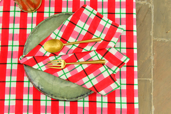 Calypso Check Napkin