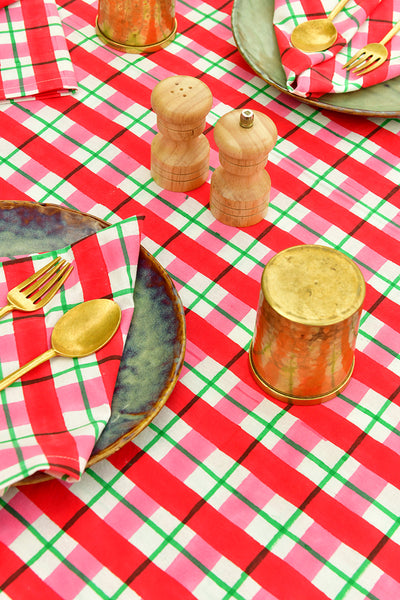 Calypso Check Tablecloth