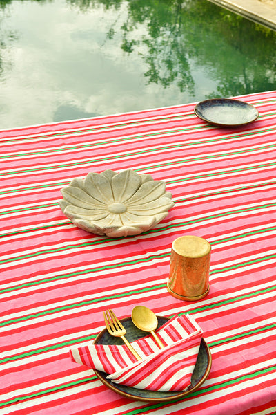 Calypso Stripe Tablecloth