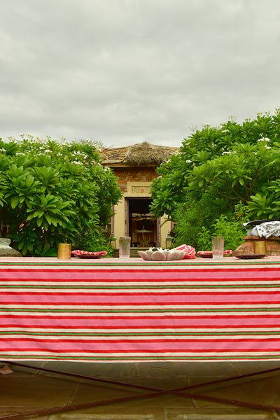 Calypso Stripe Tablecloth