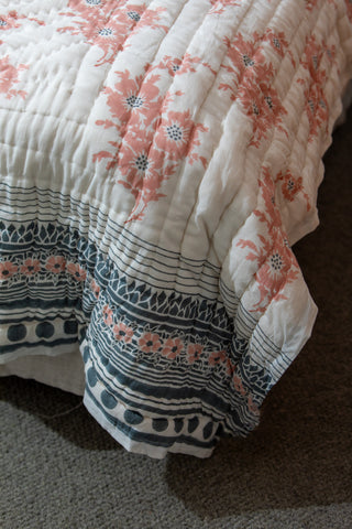 Vintage Kantha Quilt King - QUILT SALE