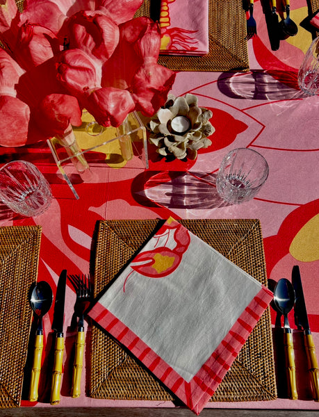 Big Lobster Catch Tablecloths