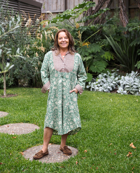 Bella Floral Shirtdress Midi - SAMPLE SALE