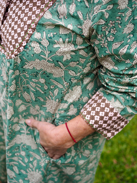 Bella Floral Shirtdress Maxi - SAMPLE SALE